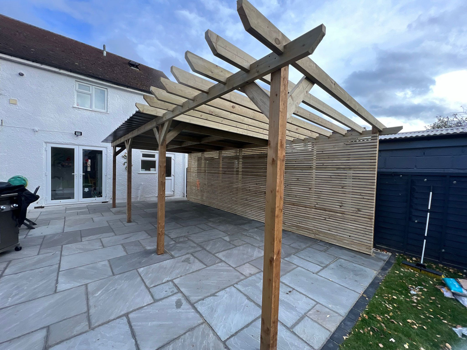 Fencing by Stone Landscapes, Woking, Surrey